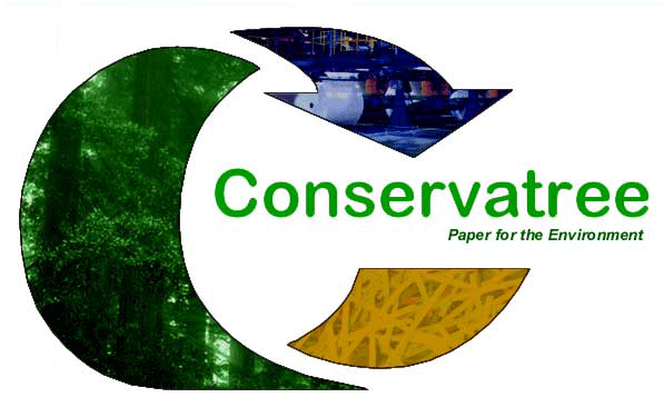 Conservatree - Recycled and Environmental Paper Information Logo